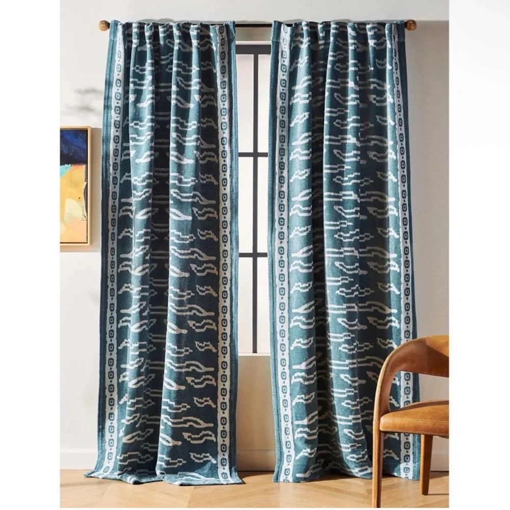 2 Anthropologie Tiber Curtain Panels 50